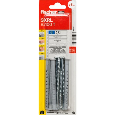 Afbeelding van Fischer SXRL 8 x 100 T K NV Constructie plug mm 544551 1 set(s)