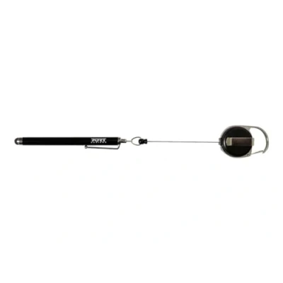 Afbeelding van Port Connect Tablet &amp; Smartphone Stylus met Intrekbare Kabel van 65 cm Zwart