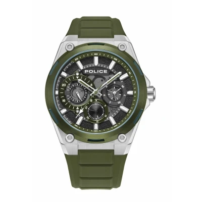 Afbeelding van Police Salkantay Horloge, Heren, Maat: One Size, Oliv