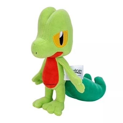 Afbeelding van Pokemon Knuffeldier Treecko Geckarbor 20 cm pluche dier nieuwe 2021 Plush officieel gelicentieerd speelgoed