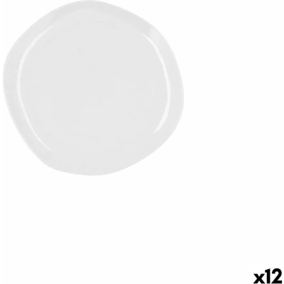Afbeelding van Eetbord Ariane Earth Wit Keramisch Ø 21 cm (12 Stuks)