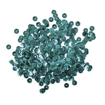 Afbeelding van Pailletten Wasbaar cup vorm jade groen 6 mm 4000 stuks Rayher