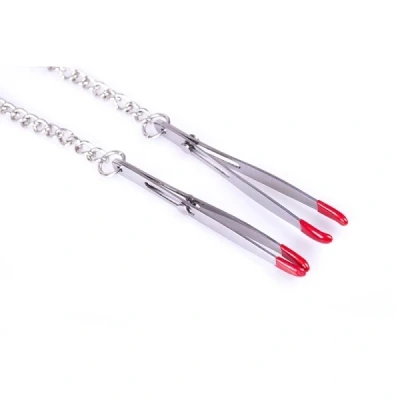 Afbeelding van Ketting met tepelklemmen