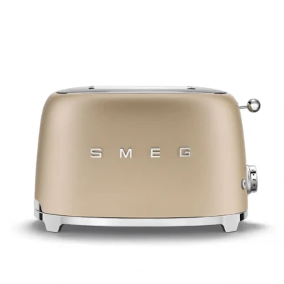 Afbeelding van SMEG Broodrooster Champagne Mat 2x2