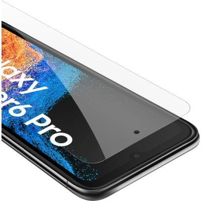 Afbeelding van Cadorabo Screenprotector geschikt voor Samsung Galaxy Xcover 6 Pro Pantser film Beschermende in KRISTALHELDER Geharde (Tempered) display beschermglas 9H hardheid met 3D Touch