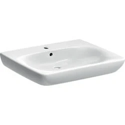 Afbeelding van Geberit 300 Comfort rolstoelwastafel wit (65 x 55 cm) 1 kraangat, met