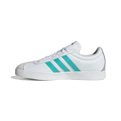 Image de adidas Mixte MERCEDES AMG PETRONAS FORMULA ONE TEAM VL COURT BASE SHOES, ftwr white/semi mint rush/core black, 42 EU