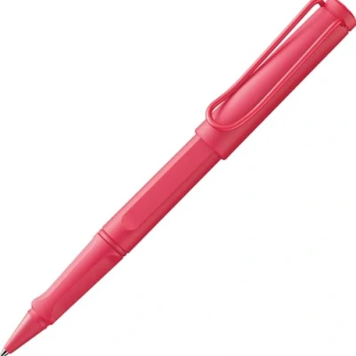 Afbeelding van Lamy Safari Sunset rollerball met ergonomische grip en lijnbreedte M voor lang aangenaam schrijven van robuust ASA kunststof 63 navulling in zwart