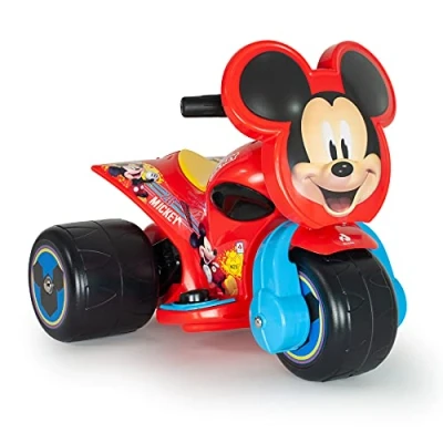 Afbeelding van Injusa Mickey Mouse Samurai Trimoto Accuvoertuig 6v Rood