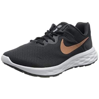 Afbeelding van Nike W Revolution 6 Nn Hardloopschoenen voor dames, Dk Smoke Grey Metallic Koper