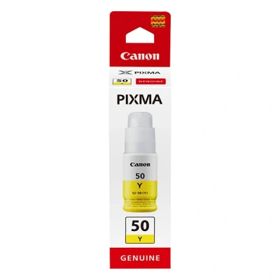 Image de Canon GI 50 Y Jaune original recharge d&#039;encre pour PIXMA G5050, G6050, G7050, GM2050, GM4050