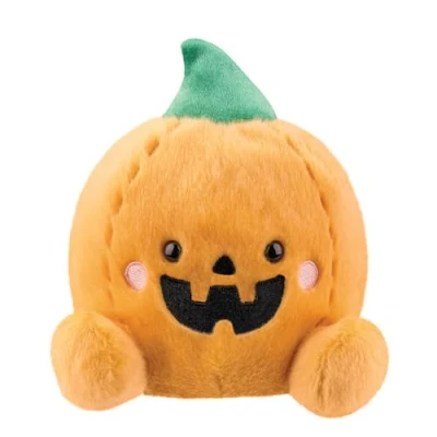 Afbeelding van Aurora Palm Pals knuffel Halloween pompoen medium