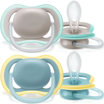 Afbeelding van Philips Avent Ultra Air Fopspeen Gevoelige Huid 18m+ 2 stuks