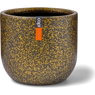 Afbeelding van Pot bol Terrazzo 17x15 goud Capi Europe