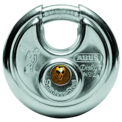 Afbeelding van Abus 24/70 RVS discushangslot gelijksluitend 70 mm