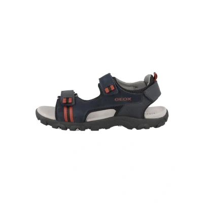 Afbeelding van Geox Outdoorsandalen voor kinderen, Maat: 28, Navy red Kunststof/ textiel