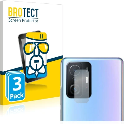 Afbeelding van BROTECT Screenprotector voor Xiaomi 11T Pro (ALLEEN Camera Lens) Folie Beschermfolie Beschermglas transparant (3 Stuks)