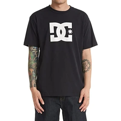 Afbeelding van DC Shoes STAR Tshirt print, Heren, Maat: Medium, Black