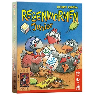 Image de 999 Games jeu de dés Rainworms : Junior