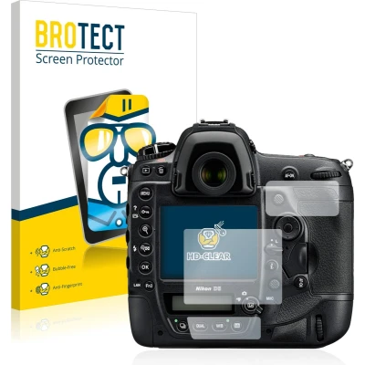 Afbeelding van BROTECT Screenprotector voor Nikon D5 Folie Beschermfolie transparant (2 Stuks)