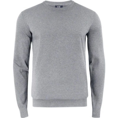 Afbeelding van Cutter &amp; Buck Oakville Crewneck Heren 355416 Antraciet Melange