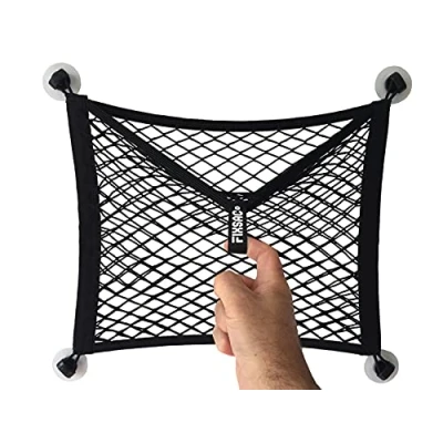 Afbeelding van FixSac 2 Opbergnet voor bevestiging zonder boren, bedrijfsvoertuigen, campers, caravans, boten ... (45 x 40 cm)