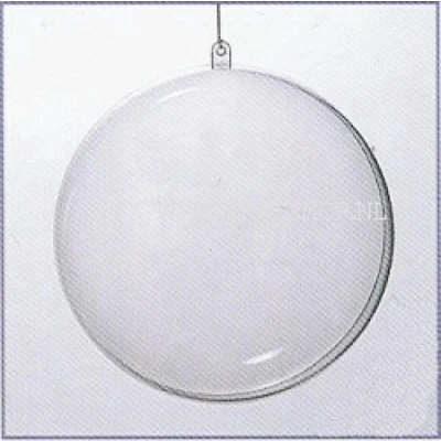 Afbeelding van Plastic bal 2 delig 12cm Transparant Deelbaar Veelzijdig Hobby project