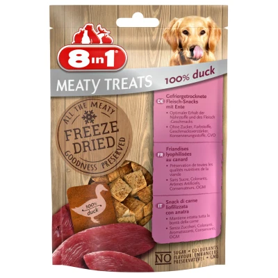 Afbeelding van 8in1 Freeze Dried 50 g Hondensnacks Eend