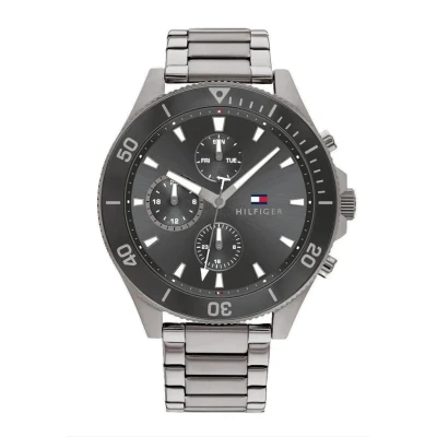 Afbeelding van Tommy Hilfiger Chronograaf, Heren, Maat: One Size, Grey