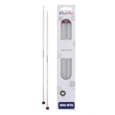 Afbeelding van KnitPro Nova Metal breinaalden 40cm 3.00mm.