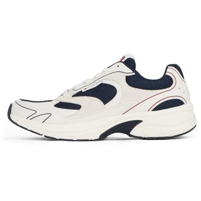 Afbeelding van Tommy Jeans THE Coney Sneakers laag, Heren, Maat: 40, Red/white/blue Imitatieleer/ textiel