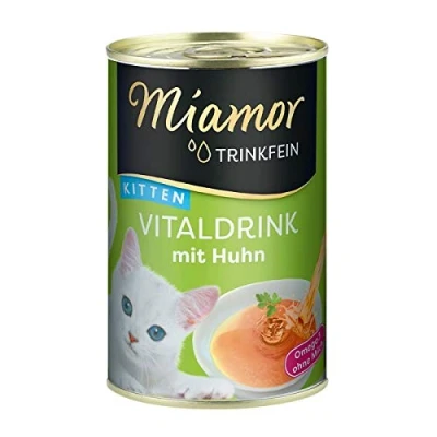 Afbeelding van 24x135ml Kip Miamor Trinkfein Vitaliteitsdrank voor Kittens