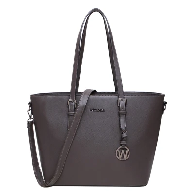 Afbeelding van Wimona Laptoptas / Werktas Aktetas Dames 15.6 inch Kyara One Grijs