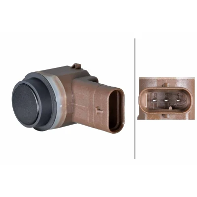 Afbeelding van HELLA 6PX 358 270 781 Parkeersensoren Achter Ultrasone sensor BMW: X3, X5