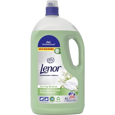 Afbeelding van Lenor Professional Wasverzachter Spring Breeze, Fles Van 4 L