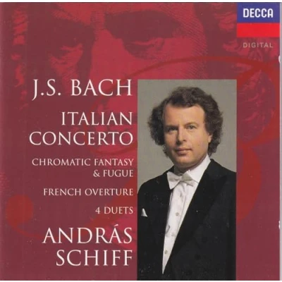 Afbeelding van Bach: Italian Concerto, Chromatic Fantasy, etc/ Schiff