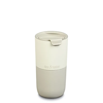 Afbeelding van Klean Kanteen Rise Tumbler geïsoleerd 16oz (473 ml) Tofu wit RVS drinkbeker met flipdeksel