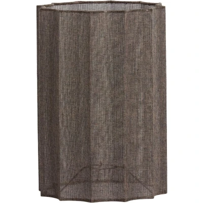 Afbeelding van Light &amp; Living Kap cilinder 24 35 cm DISLI linnen bruin