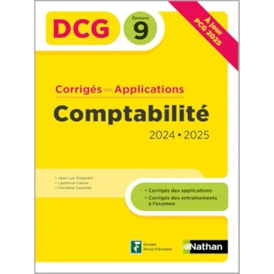 Afbeelding van Comptabilité DCG Epreuve 9 Corrigés des applications 2024/2025