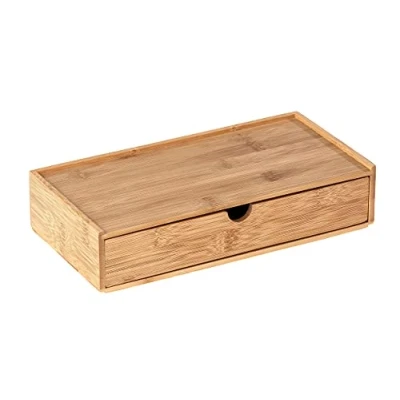 Afbeelding van Wenko Opbergdoos 28 X 14 Cm Bamboe Bruin