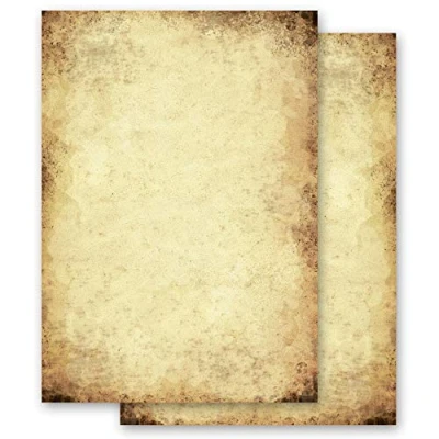 Afbeelding van Paper Media 50 vellen briefpapier A5 oud en historisch motief