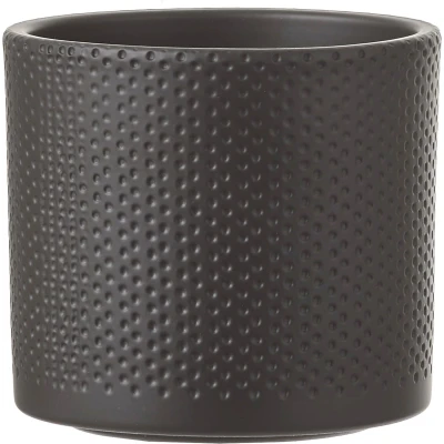 Afbeelding van Mica Decorations Era Bloempot Rond 21x23 cm Donkergrijs