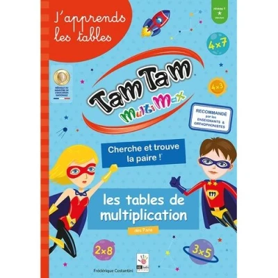 Image de Tam Multimax Les tables de multiplication niv 1 Cherche et Trouve la Paire !