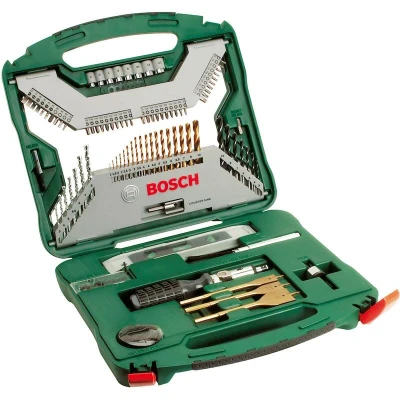 Afbeelding van Bosch Accessories X Line Titanium boor en schroefbitset, 100 delig 2607019330