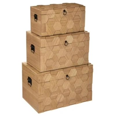 Afbeelding van Atmosphera Opbergdozen set van 3