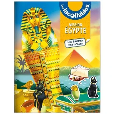 Image de Les Incollables Mission Égypte Mes énigmes en stickers