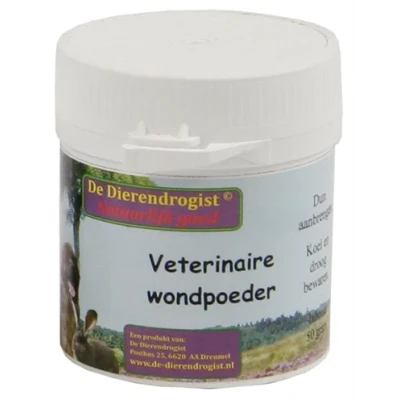 Afbeelding van Dierendrogist Veterinaire Wondpoeder Hond/Kat 50 GR