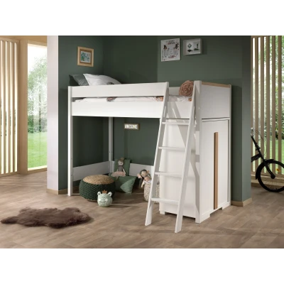 Afbeelding van Vipack London hoogslaper 90x200 Wit