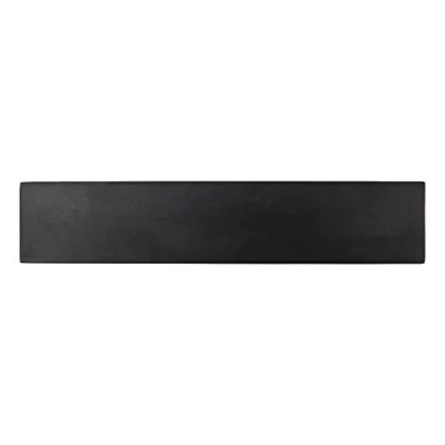 Afbeelding van Rockingham Forge Magnetische wandmeshouder van roestvrij staal, kersenhouteffect, lengte 30 cm