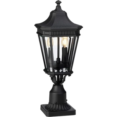 Afbeelding van Feiss Mini LED Tuin Pilaar Cotswold Lane 2X E14 Max 60W IP44 (Outdoor) Black